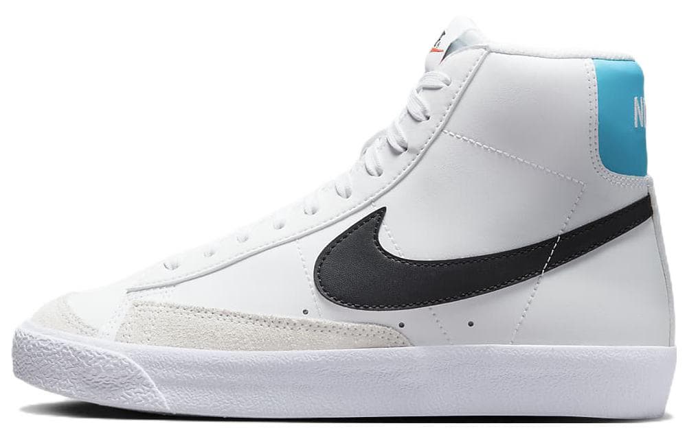 Nike Blazer Mid White Black Photo Blue GS 2