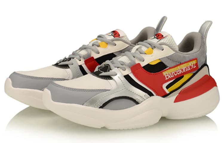 LiNing Zhengrong Cushioning Anti-Slip And Wear-Resistant Low-Top Sports Casual Shoes Women's White Gray 5
