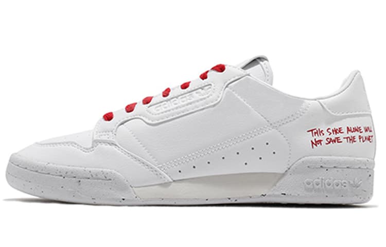 Adidas Originals Continental 80 Clean Classics White Scarlet 2