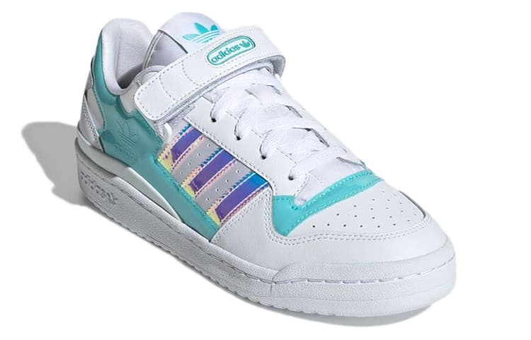 Adidas Originals Forum Low Cloud White Pulse Aqua 5