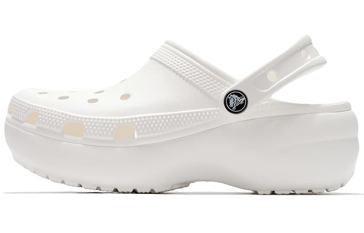 Crocs Classic Platform Clog White Women's 2