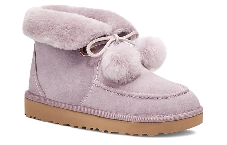 UGG Kyrina Bow Pom 'Pink Purple' Women's 5