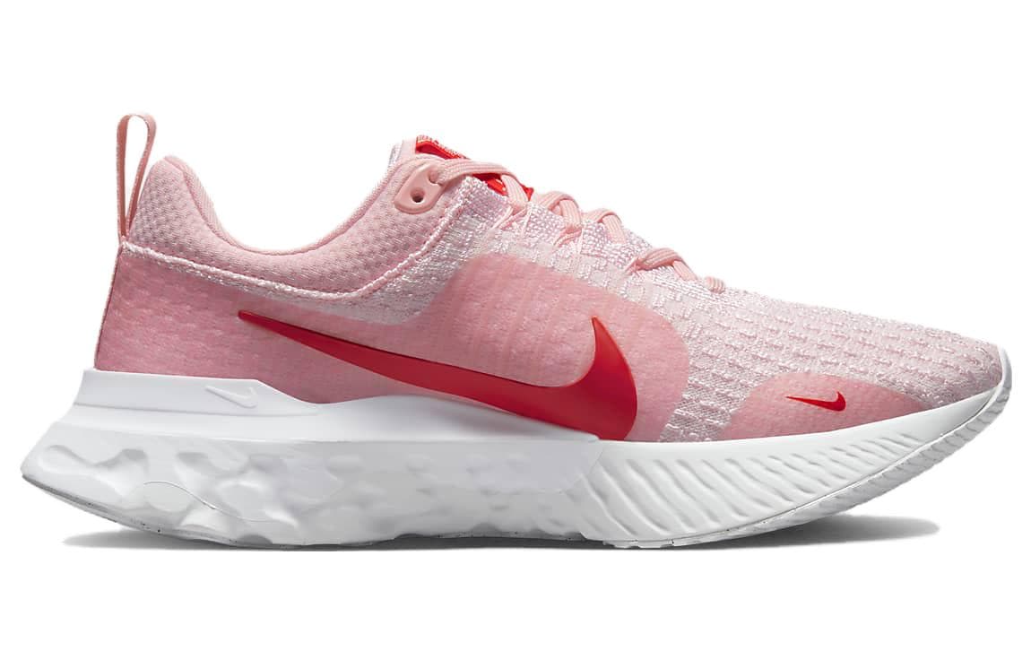 Nike React Infinity Run Flyknit 3 Premium 'Medium Soft Pink Light Crimson' Women's 4