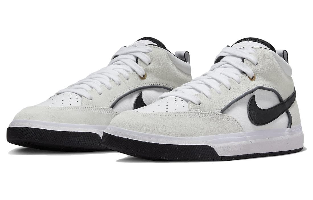 Nike Sb React Leo Baker White Black 5