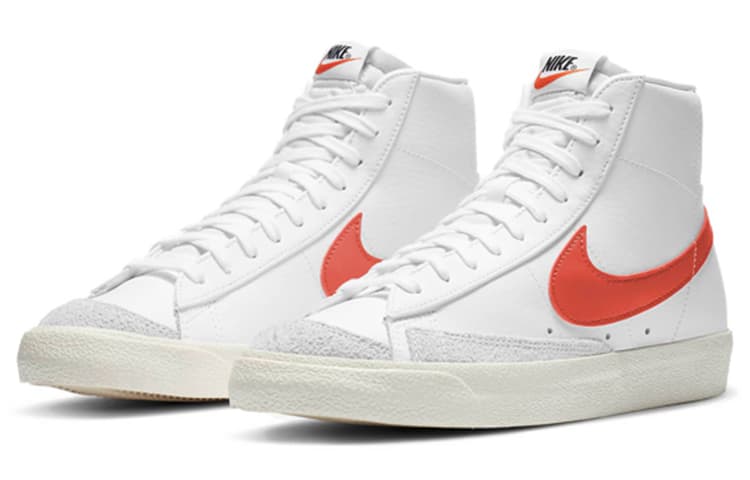 Nike Blazer Mid 77 Vintage White Mantra Orange 5