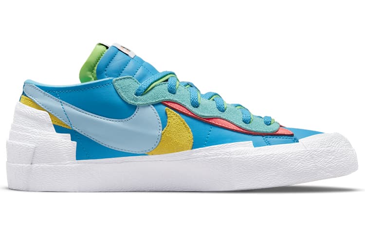 Sacai X KAWS X Nike Blazer Low Neptune Blue 3