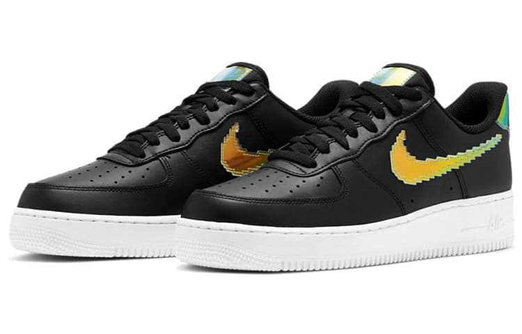 Nike Air Force 1 Low '07 LV8 Iridescent Pixel Swoosh Black 5