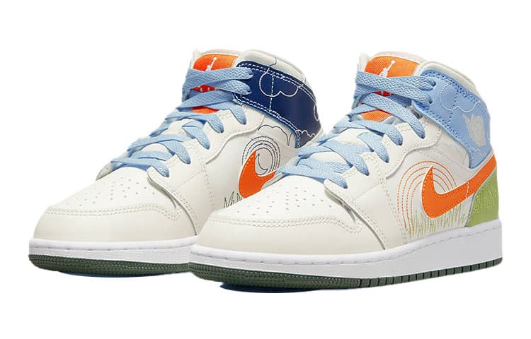 Jordan 1 Mid SE Stitch GS 5