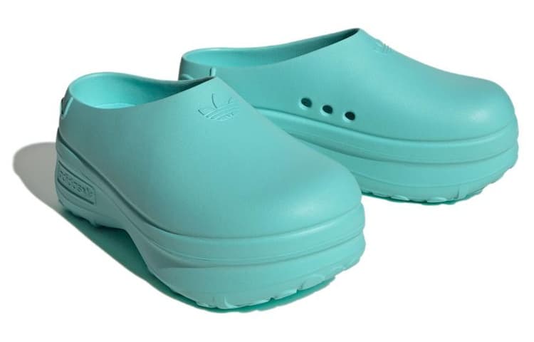 Adidas Originals AdiFOM Stan Smith Mule Flash Aqua Women's 6
