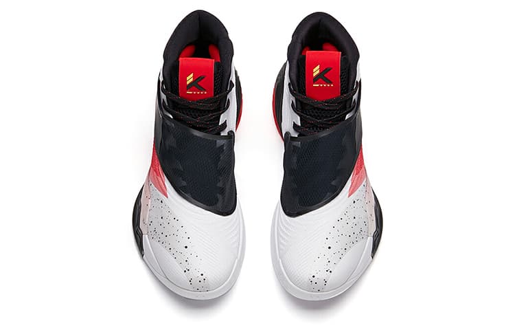 Anta KT6 Anti-Slip Wear-Resistant Mid-Top Performance Basketball Shoes Men's Red 5
