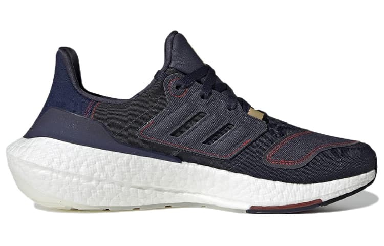 Adidas Ultra Boost 22 Denim Shadow Navy Vivid Red 3