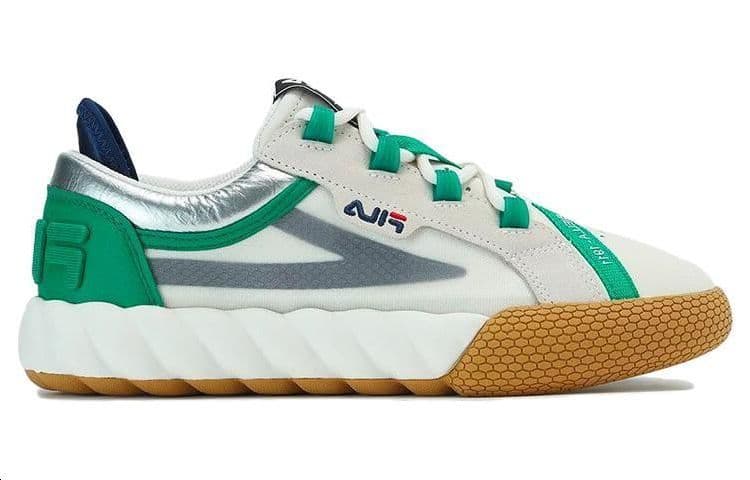 FILA Campo Skateboard Shoes Women's Low-Top White Green 4