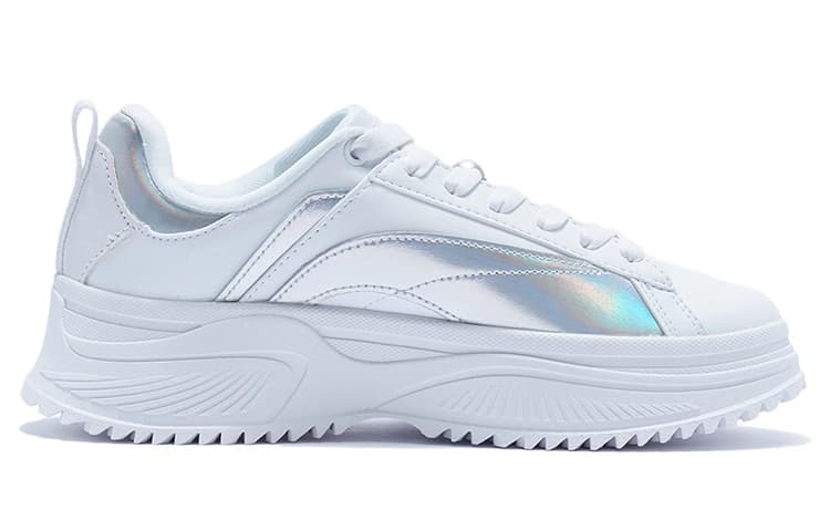 LiNing Comfortable Casual Sneakers Women's White 3