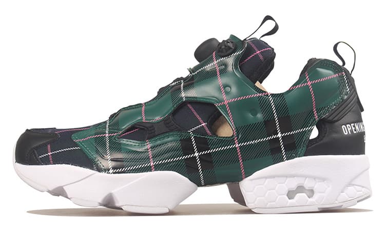 Reebok Instapump Fury Opening Ceremony Plaid Green 3