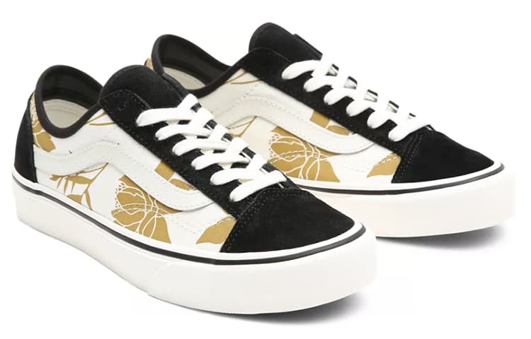 Vans Island Floral Style 36 Decon Sf 'Black White Brown' 5