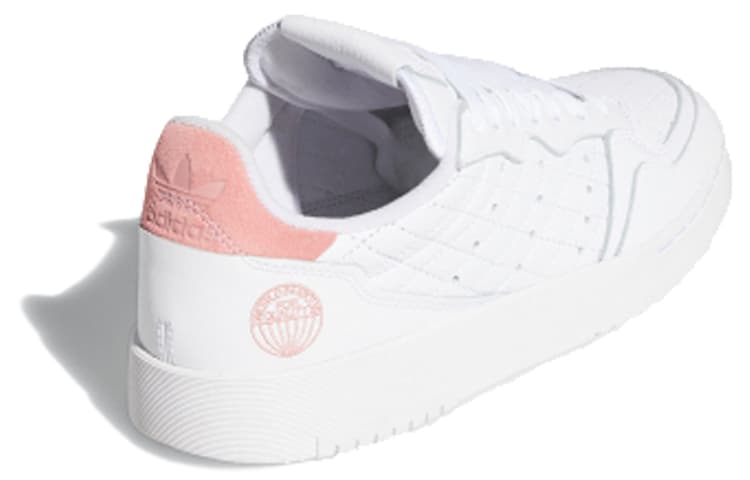 Adidas Originals Supercourt White Glow Pink Women's 5