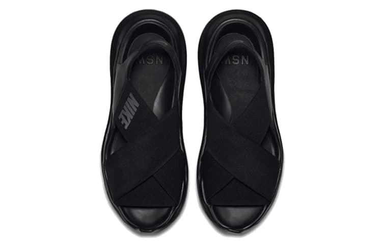 Nike Praktisk Ninja Straps Black Sandals Women's 5