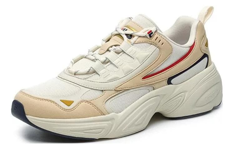 FILA Cube Running Shoes 'White Beige' 3