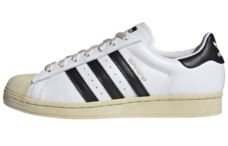 Adidas Originals Superstar White Black Aged Sole 2