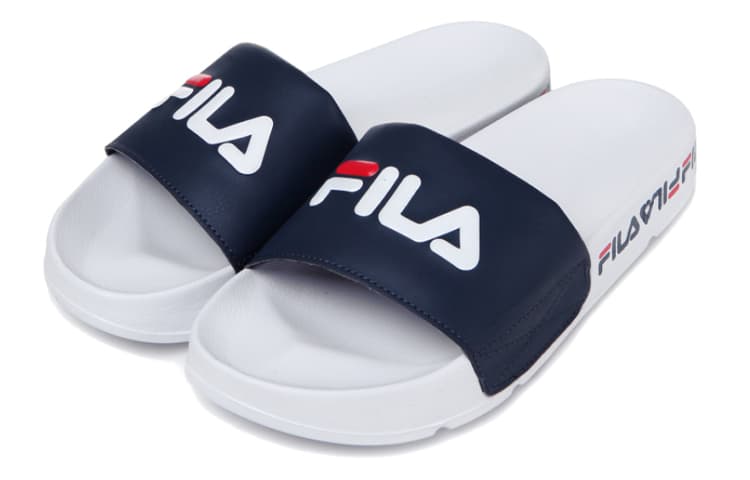 FILA Slide Slippers Unisex Blue White 3