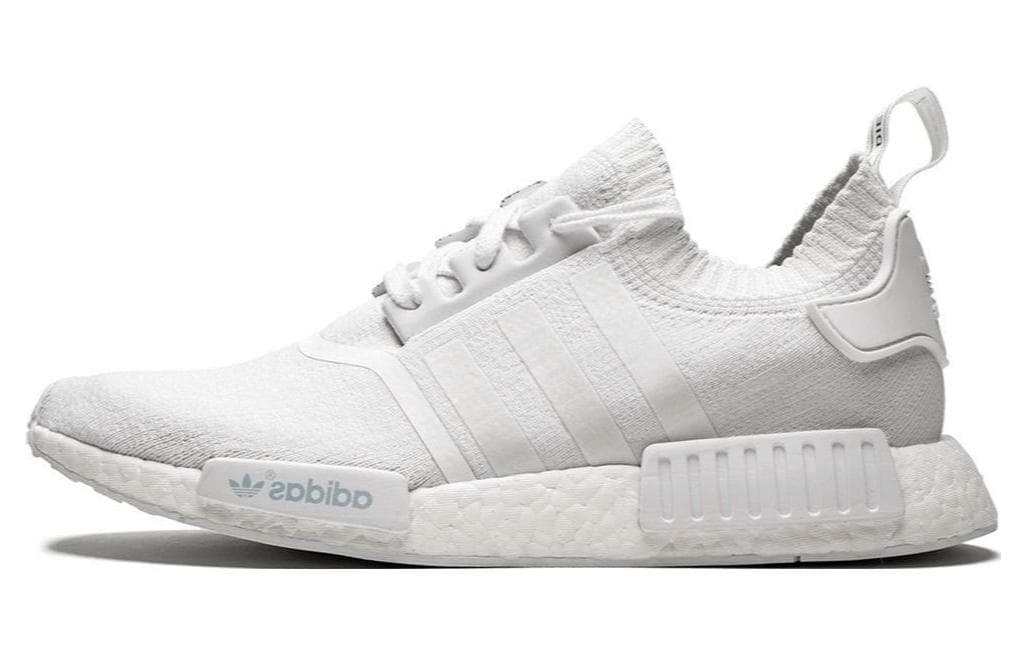 Adidas Originals Nmd R1 Primeknit Triple White 2
