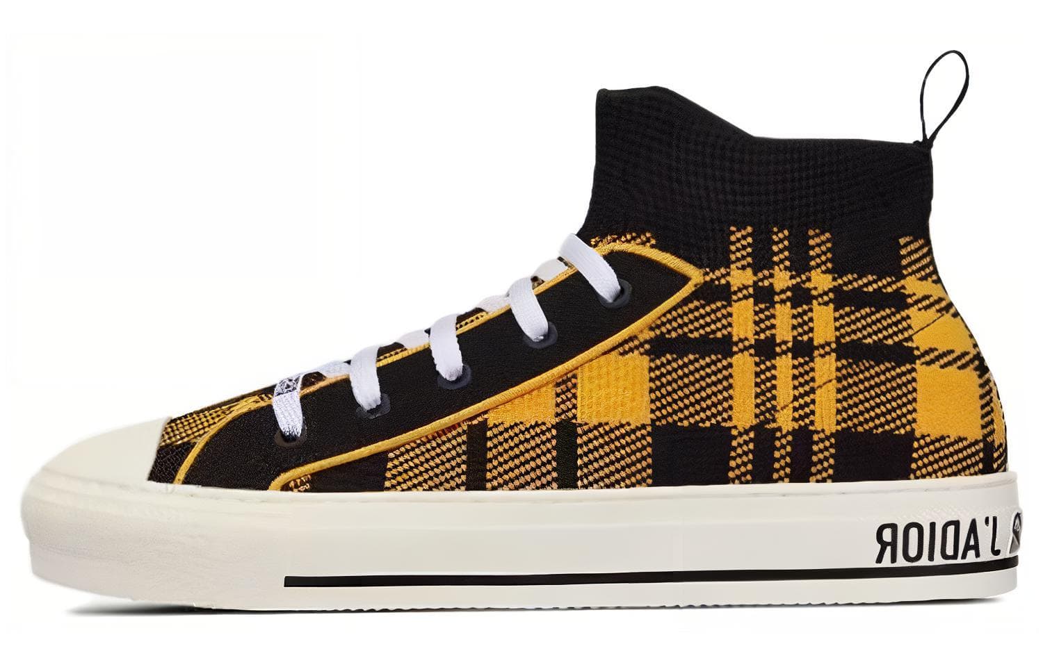 DIOR Walk'n'DIOR Casual Shoes Women's High-Top Yellow Black