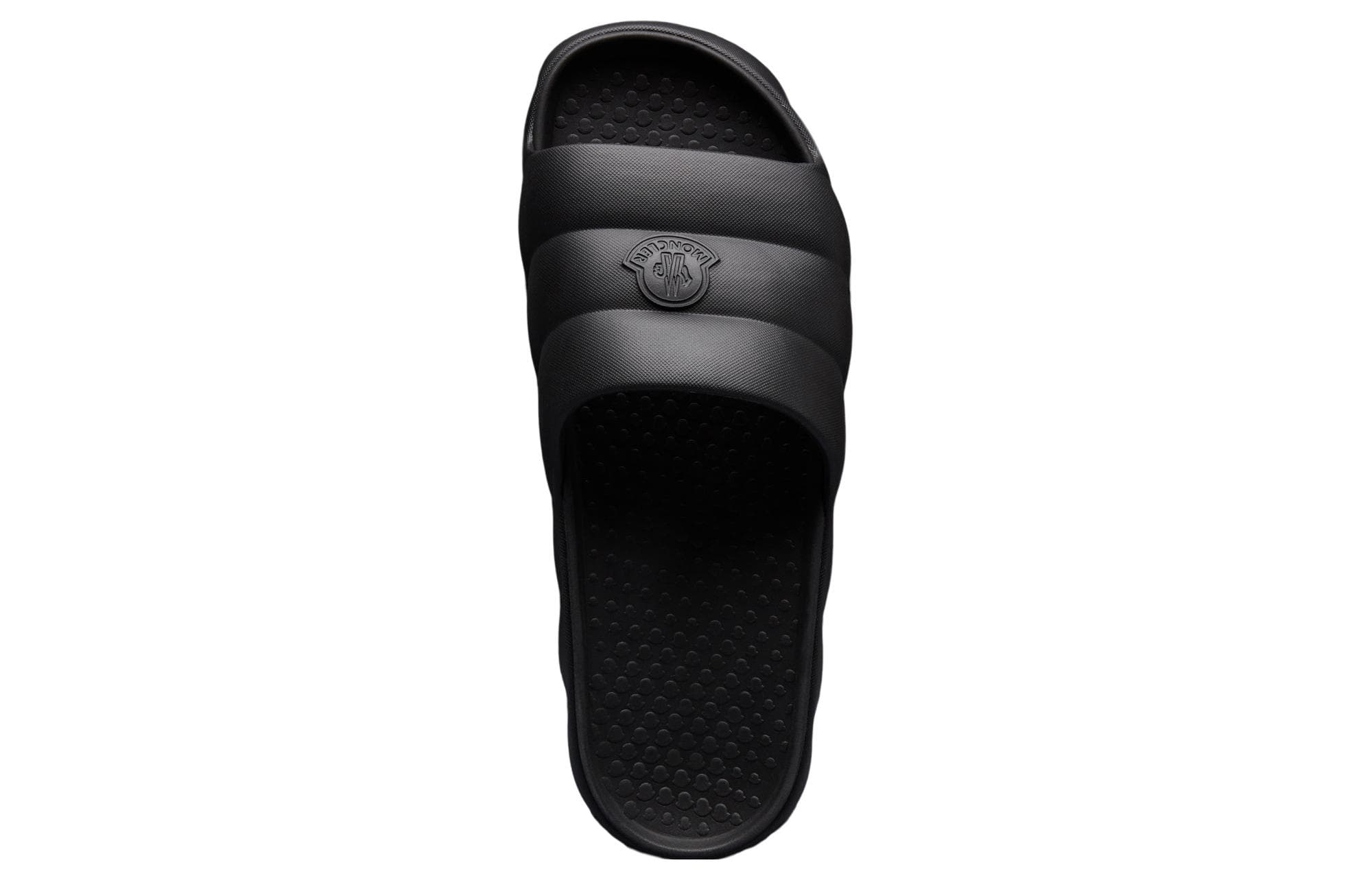 Moncler Lilo Flat Slide Sandals Men's Black 5