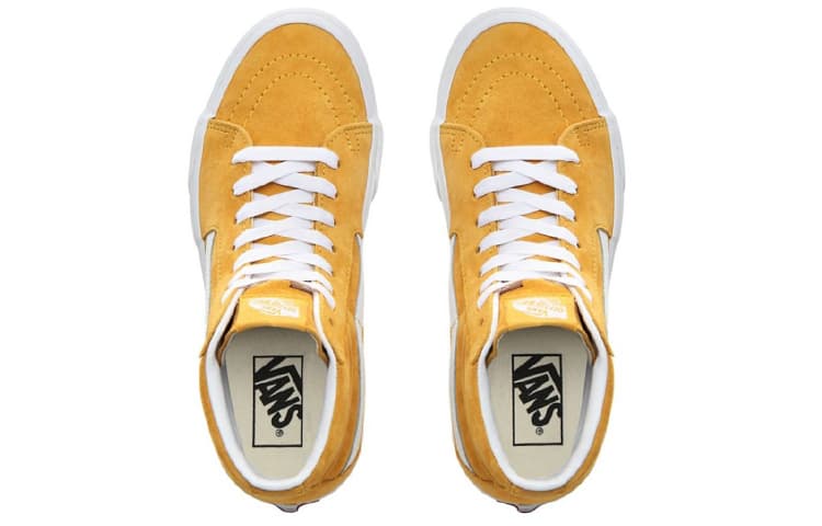 Vans In Pig Suede SK8 HI Mango Mojito Yellow 6