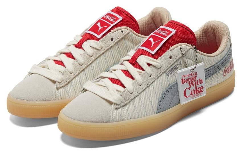 PUMA Suede Coca Cola White 5