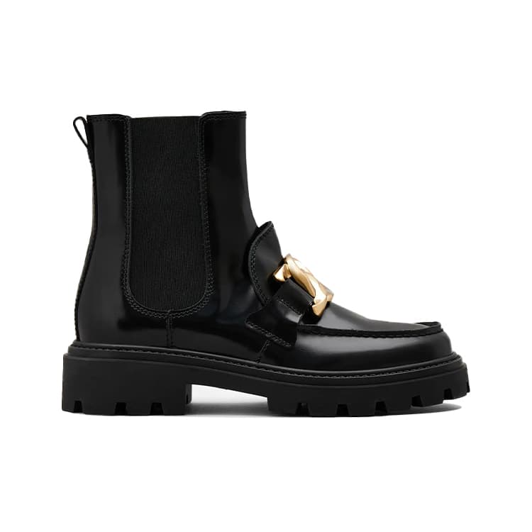 TOD'S Short Chelsea Boots Women's Black 3