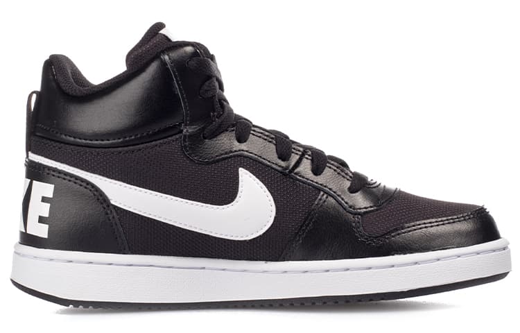 Nike Mid PE Slip-Resistant Cushioning Mid-Top Kids' Skateboarding Shoes Black Teenagers 4