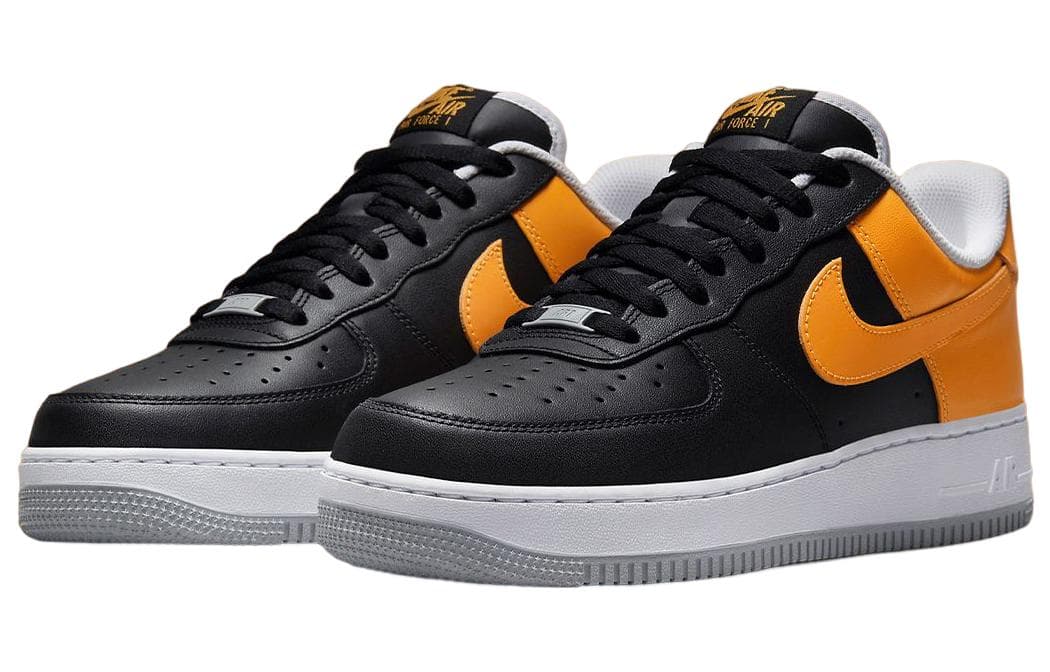Nike Air Force 1 Low '07 Black Kumquat Light Smoke Grey 5