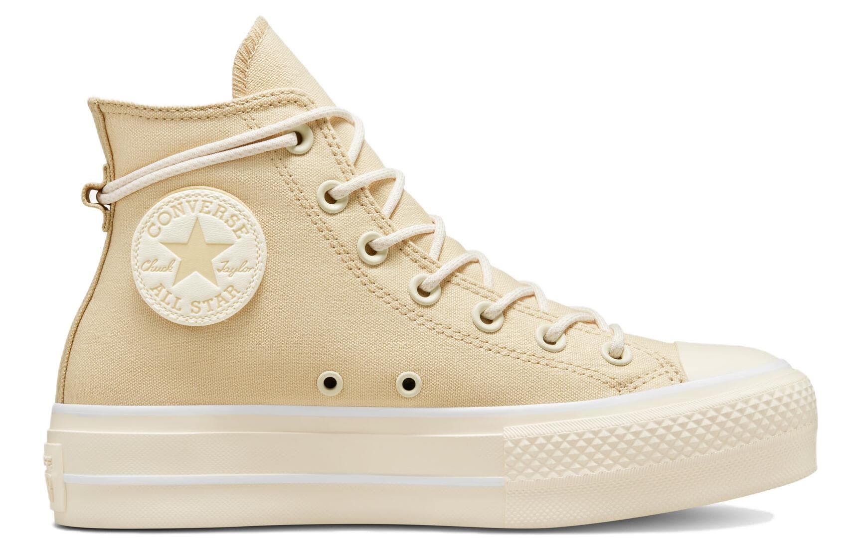 Chuck Taylor All Star Women's Converse Lift Platform Canvas High 'Oat Milk' Women's 3