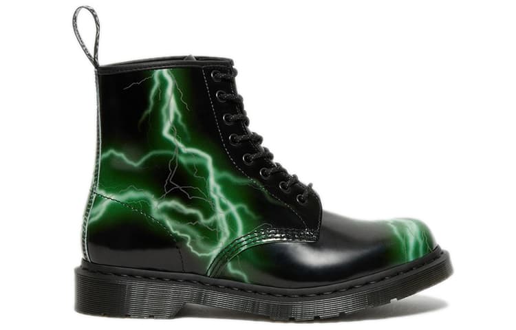 Dr.Martens Unisex 1460 Martin Boots Black/Green 3