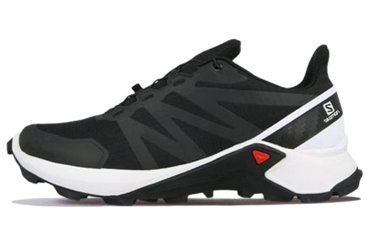 Salomon Supercross Comfortable Durable Low-Top Outdoor Functional Shoes Black 2