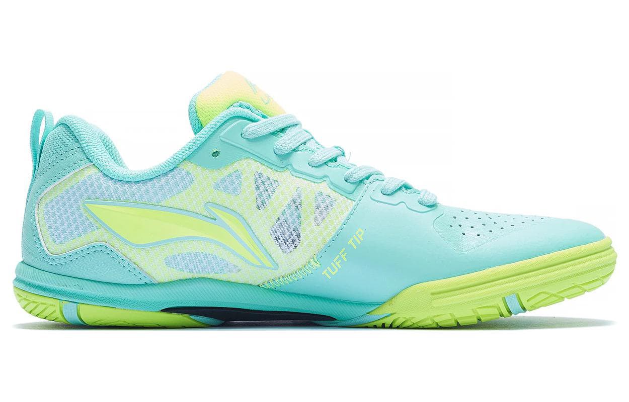 LiNing Cushioning Anti-Slip And Wear-Resistant Low-Top Table Tennis Shoes Unisex Neon Bright Green 3