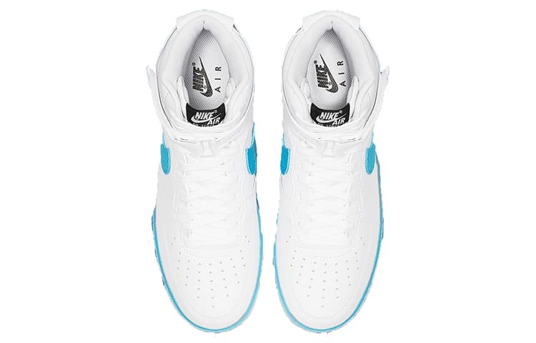 Nike Air Force 1 High Gradient White Blue Fury Ember Glow 6