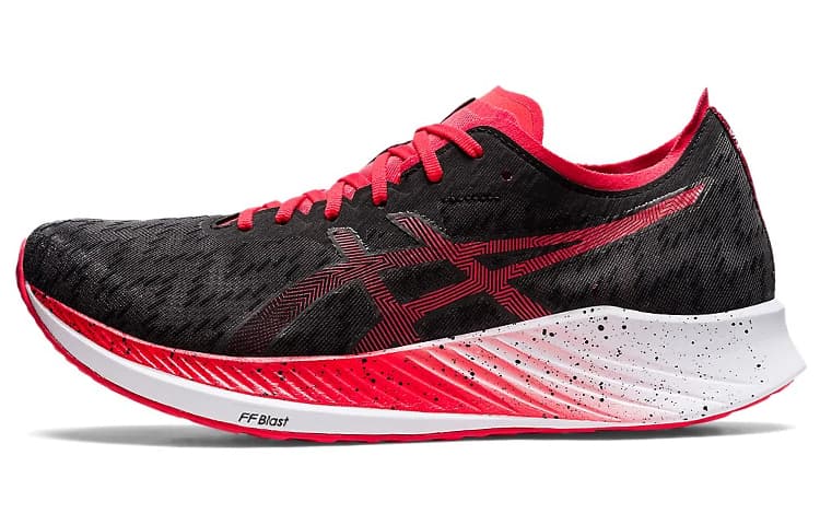 Asics Magic Speed Running Shoes 'Black Electric Red' 2