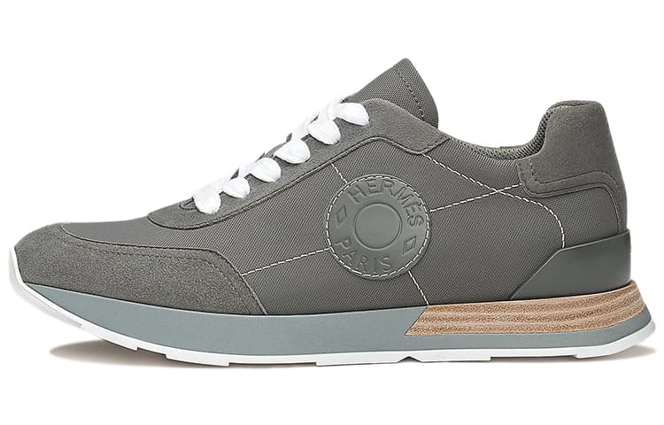 HERMES Drive Casual Shoes Women's Low-Top Gray