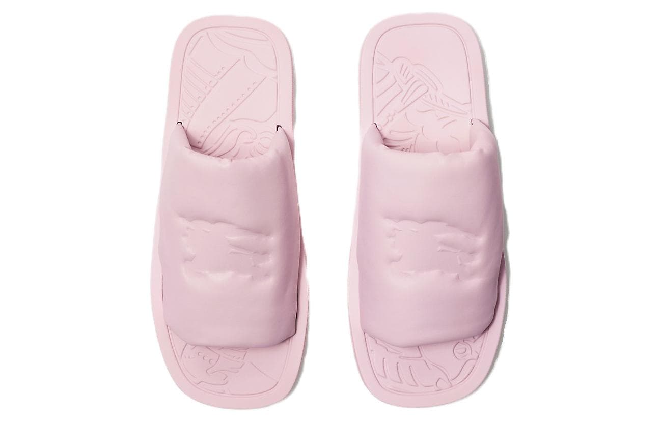 Burberry Embossed Design Flip-Flops Women's Pink 5
