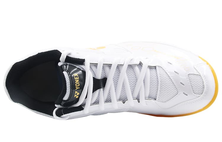 YONEX Power Cushion Low-Top Badminton Shoes Unisex White Gold 6