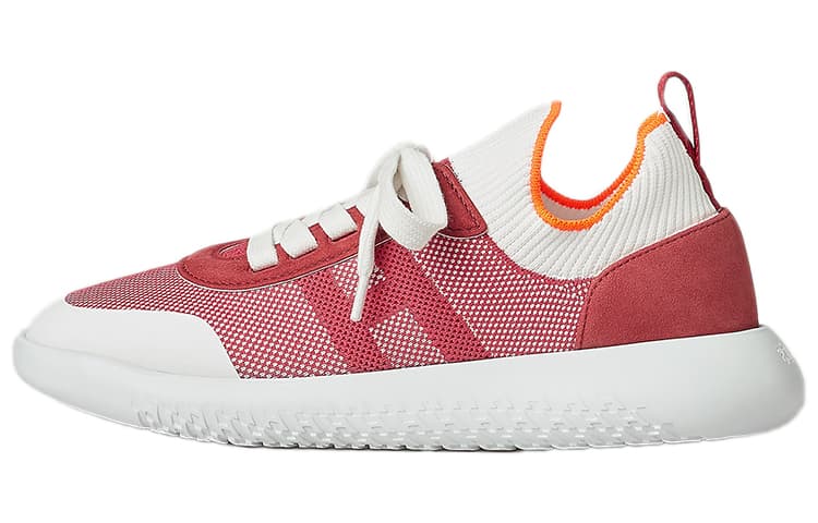 HERMES Crew Cushioning Anti-Slip And Wear-Resistant Low-Top Casual Shoes Women's Pink 2