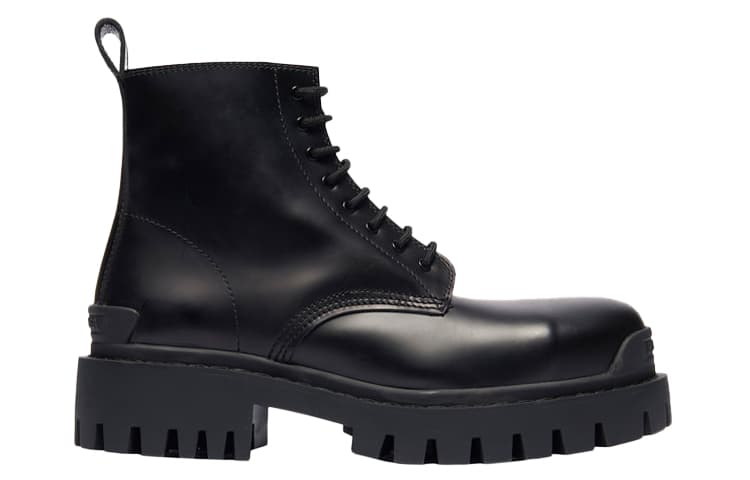Balenciaga Strike Lace-Up Boot ' Black' 4