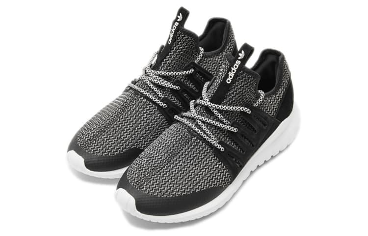 Adidas Originals Tubular Cozy Breathable Running Shoes Black White Unisex 'Black White' 6