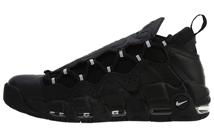 Nike Air More Money Black Metallic Silver Men's 2