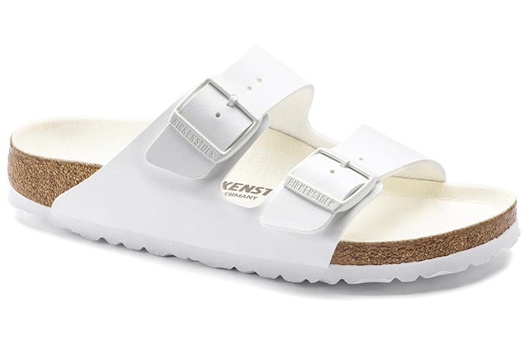 Birkenstock Arizona Birko Flor Triple White Women's 6