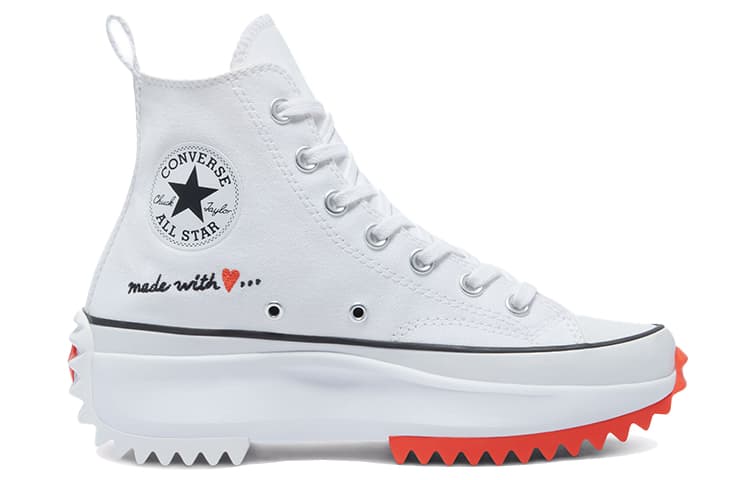 Converse Run Star Hike Hi Made With Love White Women's 3