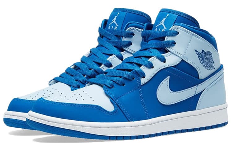 Jordan 1 Retro Mid Team Royal Ice Blue 6