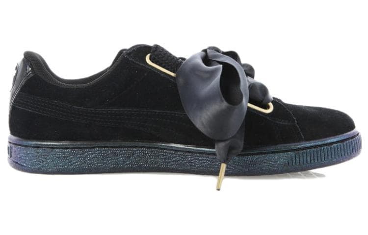PUMA Suede Heart Satin Black 3