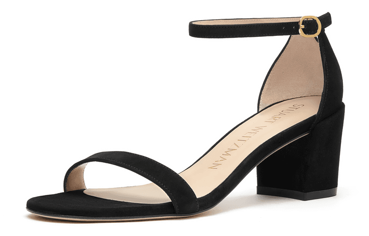 Stuart Weitzman/SW Strap Sandals Women's Black 5